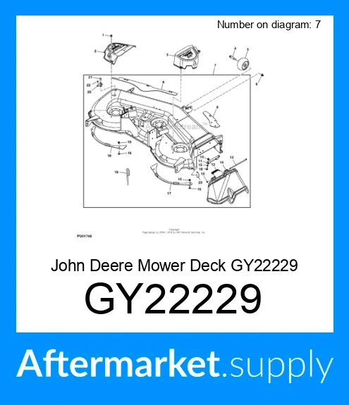 John deere la115 deck parts diagram on sale