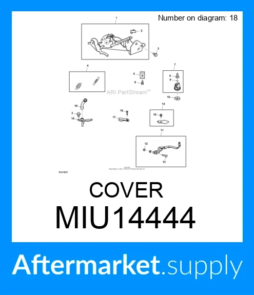 口コミ・レビューで人気商品を探そう MIU14444 - COVER fits JOHN DEERE 小物