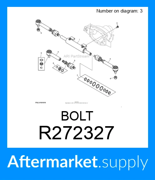 R272327 - BOLT fits JOHN DEERE | Price: $4.37 to $18.47