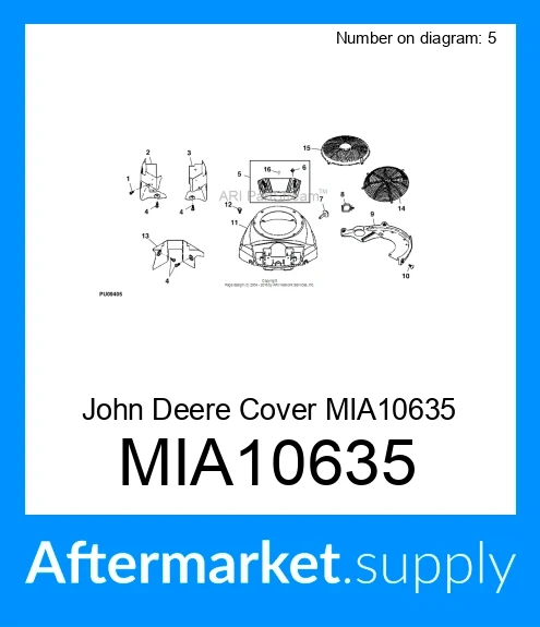 mia10635 - Cover fits JOHN DEERE