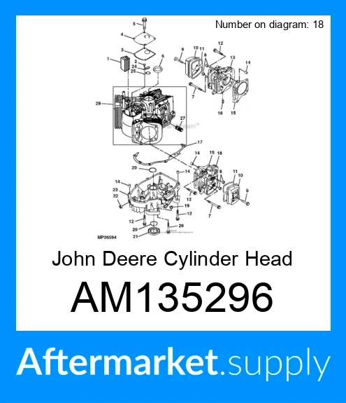 John deere 757 cylinder head discount