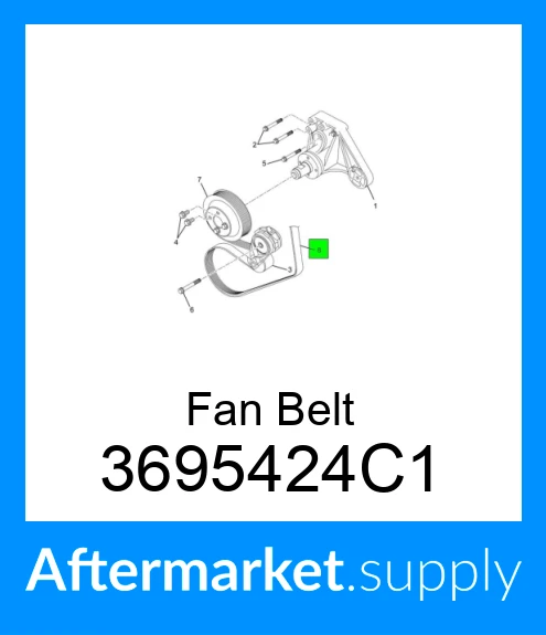 3695424C1 - Fan Belt fits NAVISTAR